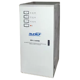 Трехфазный стабилизатор RUCELF SDV-3-60000