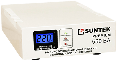 Стабилизатор напряжения Suntek 550 Premium 220/110 Стабилизатор напряжения Suntek 550 Premium 220/110